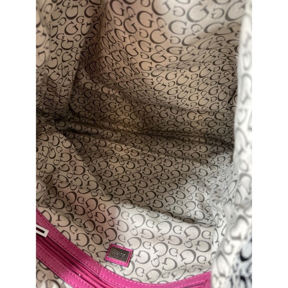 Guess Beige and Pink Tote Bag - Picture 6 of 9